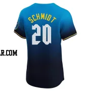 Mike Schmidt Men's Philadelphia Phillies Blue Elite 2024 City Connect Jersey