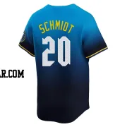 Mike Schmidt Men's Philadelphia Phillies Blue Limited 2024 City Connect Jersey