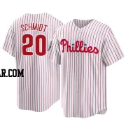 Mike Schmidt Men's Philadelphia Phillies White Replica 2022 World Series Home Jersey