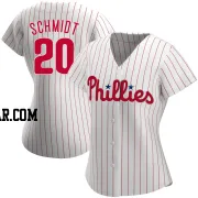 Mike Schmidt Women's Philadelphia Phillies White Authentic Home Jersey