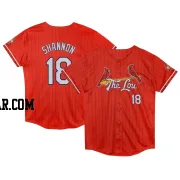 Mike Shannon Toddler St. Louis Cardinals Red Limited Preschool 2024 City Connect Jersey