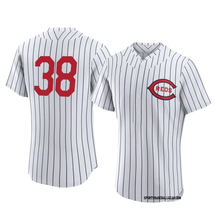 Mike Siani Men's Cincinnati Reds White Authentic 2022 Field Of Dreams Jersey