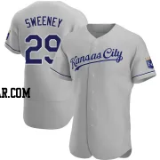 Mike Sweeney Men's Kansas City Royals Gray Authentic Road Jersey