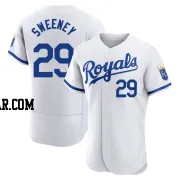 Mike Sweeney Men's Kansas City Royals White Authentic 2022 Home Jersey