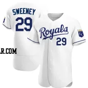 Mike Sweeney Men's Kansas City Royals White Authentic Home Jersey