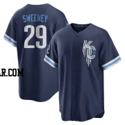 Mike Sweeney Youth Kansas City Royals Navy Replica 2022 City Connect Jersey