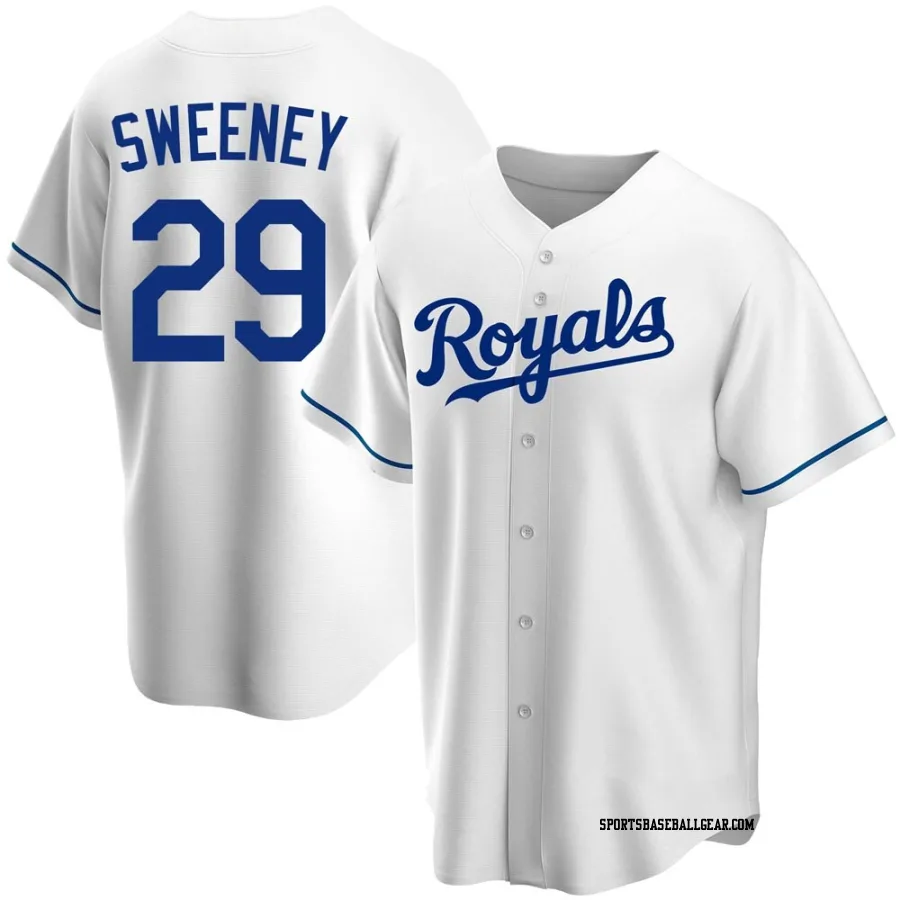 Mike Sweeney Youth Kansas City Royals White Replica Home Jersey