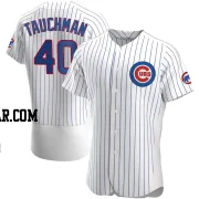 Mike Tauchman Men's Chicago Cubs White Authentic Home Jersey