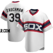 Mike Tauchman Men's Chicago White Sox White Replica Cooperstown Collection Jersey