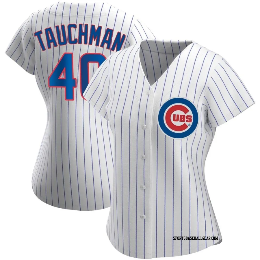 Mike Tauchman Women's Chicago Cubs White Authentic Home Jersey