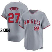 Mike Trout Men's Los Angeles Angels Gray Limited Away Jersey