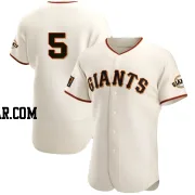 Mike Yastrzemski Men's San Francisco Giants Cream Authentic Home Jersey