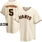 Mike Yastrzemski Men's San Francisco Giants Cream Replica Home Jersey