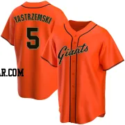 Mike Yastrzemski Men's San Francisco Giants Orange Replica Alternate Jersey