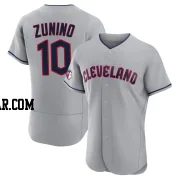 Mike Zunino Men's Cleveland Guardians Gray Authentic Road Jersey