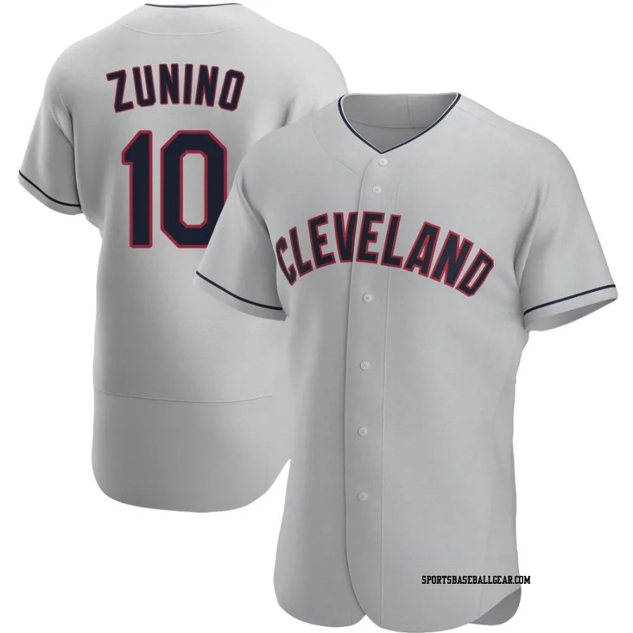 Mike Zunino Men's Cleveland Guardians Gray Authentic Road Jersey