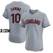 Mike Zunino Men's Cleveland Guardians Gray Elite Road Jersey