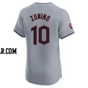 Mike Zunino Men's Cleveland Guardians Gray Elite Road Jersey