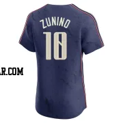 Mike Zunino Men's Cleveland Guardians Navy Elite 2024 City Connect Jersey