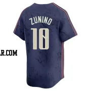 Mike Zunino Men's Cleveland Guardians Navy Limited 2024 City Connect Jersey