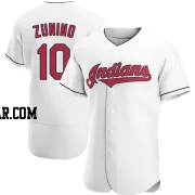 Mike Zunino Men's Cleveland Guardians White Authentic Home Jersey