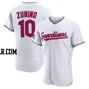 Mike Zunino Men's Cleveland Guardians White Authentic Home Jersey