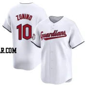 Mike Zunino Men's Cleveland Guardians White Limited Home Jersey