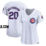 Miles Mastrobuoni Women's Chicago Cubs White Limited Home Jersey