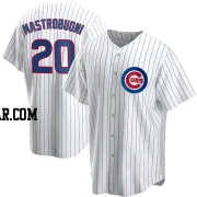 Miles Mastrobuoni Youth Chicago Cubs White Replica Home Jersey