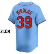 Miles Mikolas Men's St. Louis Cardinals Light Blue Limited Alternate Jersey