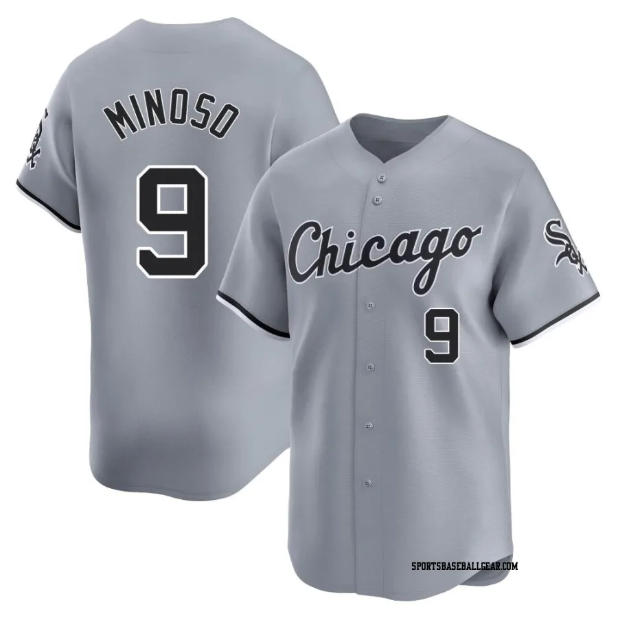 Minnie Minoso Men's Chicago White Sox Gray Limited Road Jersey