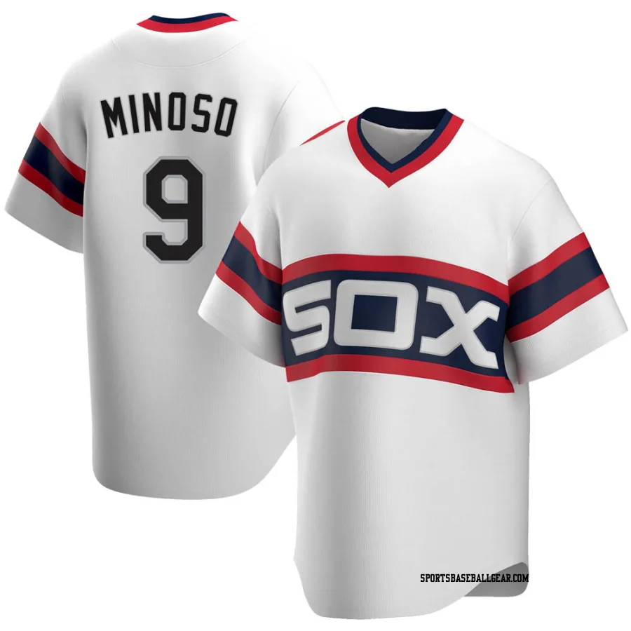 Minnie Minoso Men's Chicago White Sox White Replica Cooperstown Collection Jersey