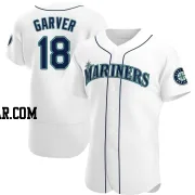 Mitch Garver Men's Seattle Mariners White Authentic Home Jersey