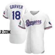 Mitch Garver Men's Texas Rangers White Authentic Home Jersey