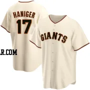 Mitch Haniger Men's San Francisco Giants Cream Replica Home Jersey