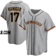 Mitch Haniger Men's San Francisco Giants Gray Replica Road Jersey