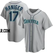 Mitch Haniger Men's Seattle Mariners Gray Replica Road Jersey