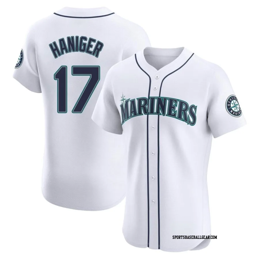 Mitch Haniger Men's Seattle Mariners White Elite Home Jersey