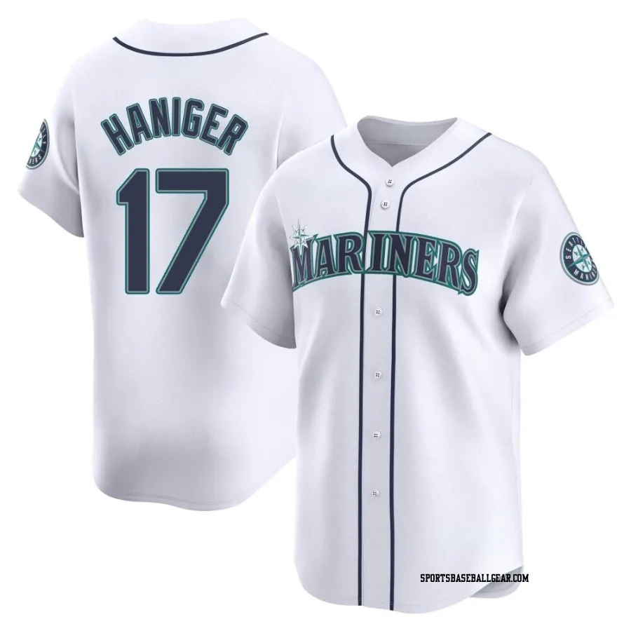 Mitch Haniger Men's Seattle Mariners White Limited Home Jersey