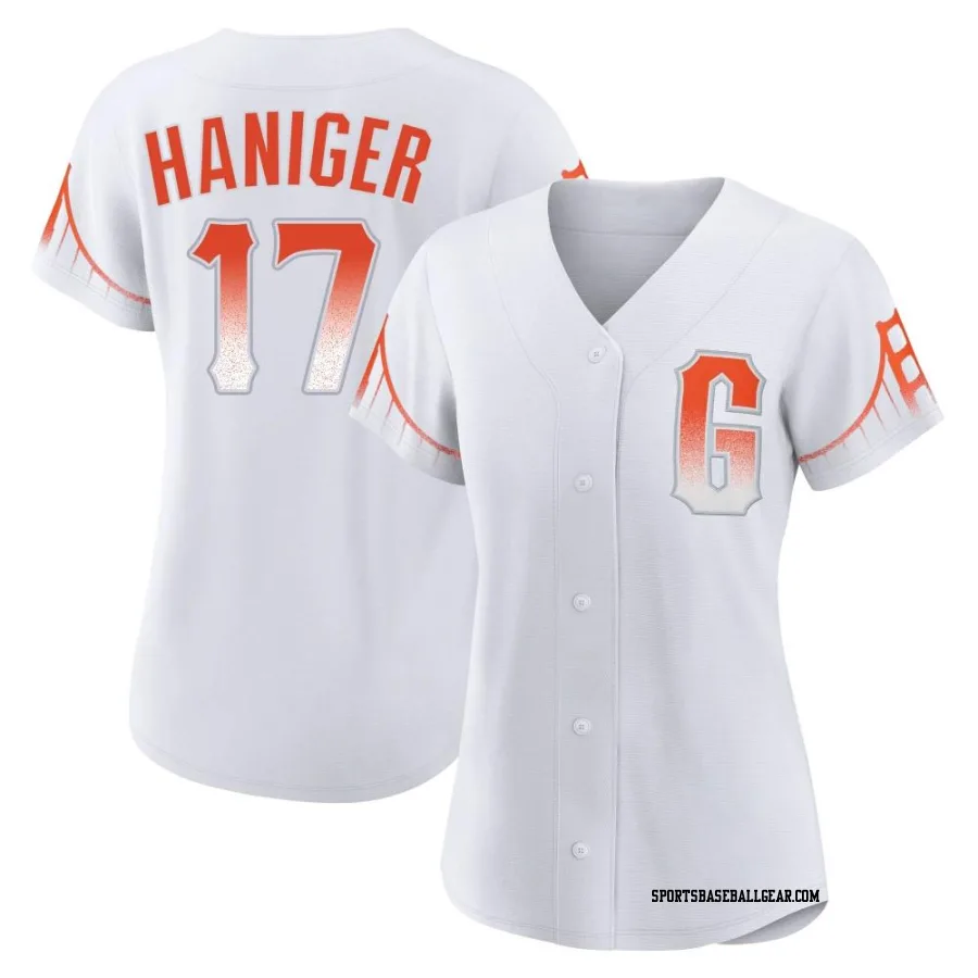 Mitch Haniger Women's San Francisco Giants White Authentic 2021 City Connect Jersey