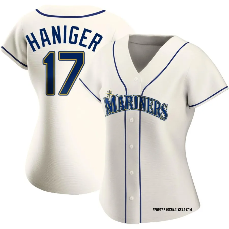 Mitch Haniger Women's Seattle Mariners Cream Authentic Alternate Jersey