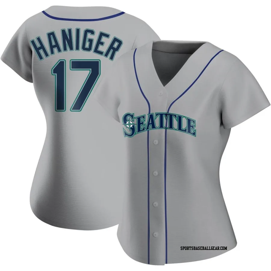 Mitch Haniger Women's Seattle Mariners Gray Authentic Road Jersey