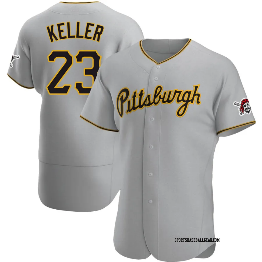 Mitch Keller Men's Pittsburgh Pirates Gray Authentic Road Jersey