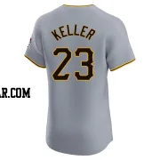 Mitch Keller Men's Pittsburgh Pirates Gray Elite Road Jersey