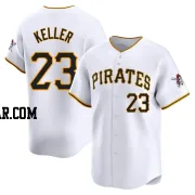 Mitch Keller Youth Pittsburgh Pirates White Limited Home Jersey