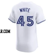 Mitch White Men's Toronto Blue Jays White Elite Home Jersey