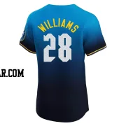 Mitch Williams Men's Philadelphia Phillies Blue Elite 2024 City Connect Jersey