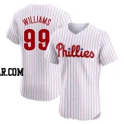 Mitch Williams Men's Philadelphia Phillies White Elite Home Jersey