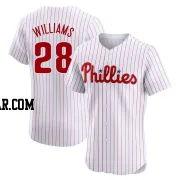 Mitch Williams Men's Philadelphia Phillies White Elite Home Jersey