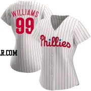 Mitch Williams Women's Philadelphia Phillies White Authentic Home Jersey